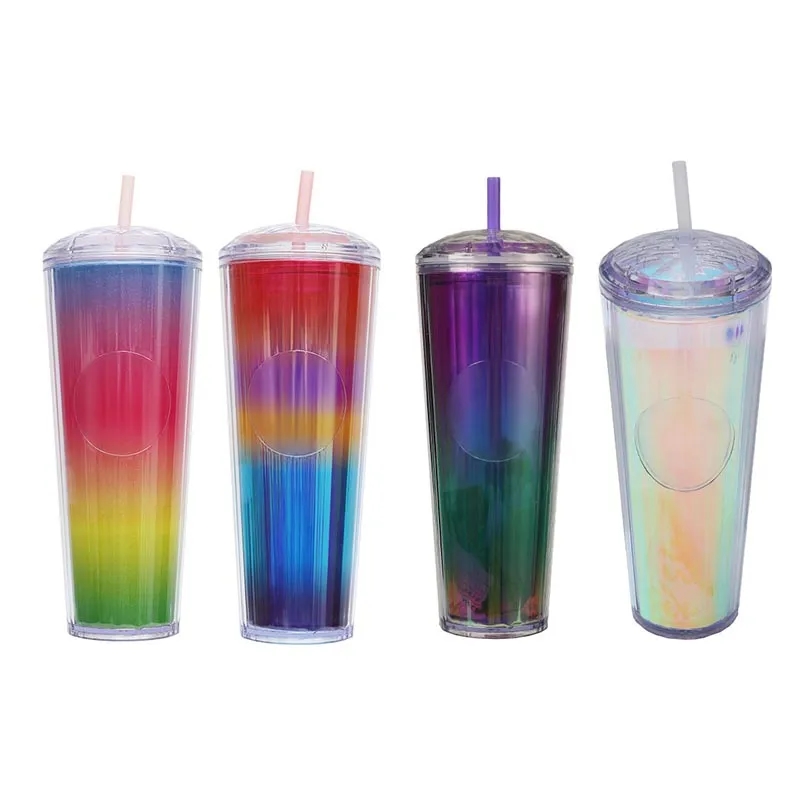 Kaleidoscope Dome 24oz Venti Tumbler with Straw 4