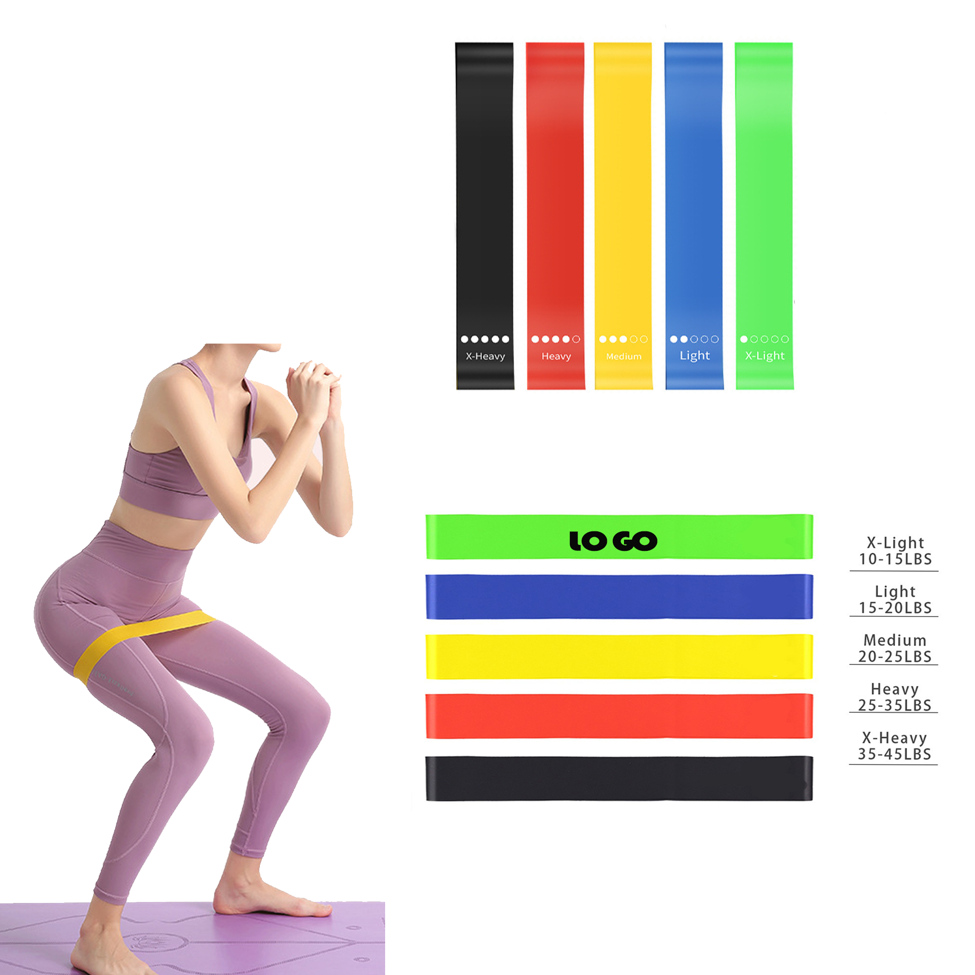 Rally Loop TPE Sports Fitness Resistance Belt 2