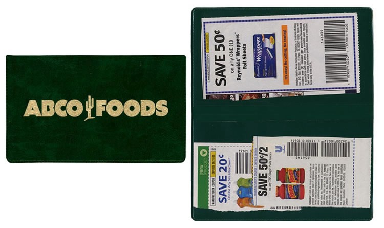 Two Pocket Coupon Case in Executive Vinyl 5