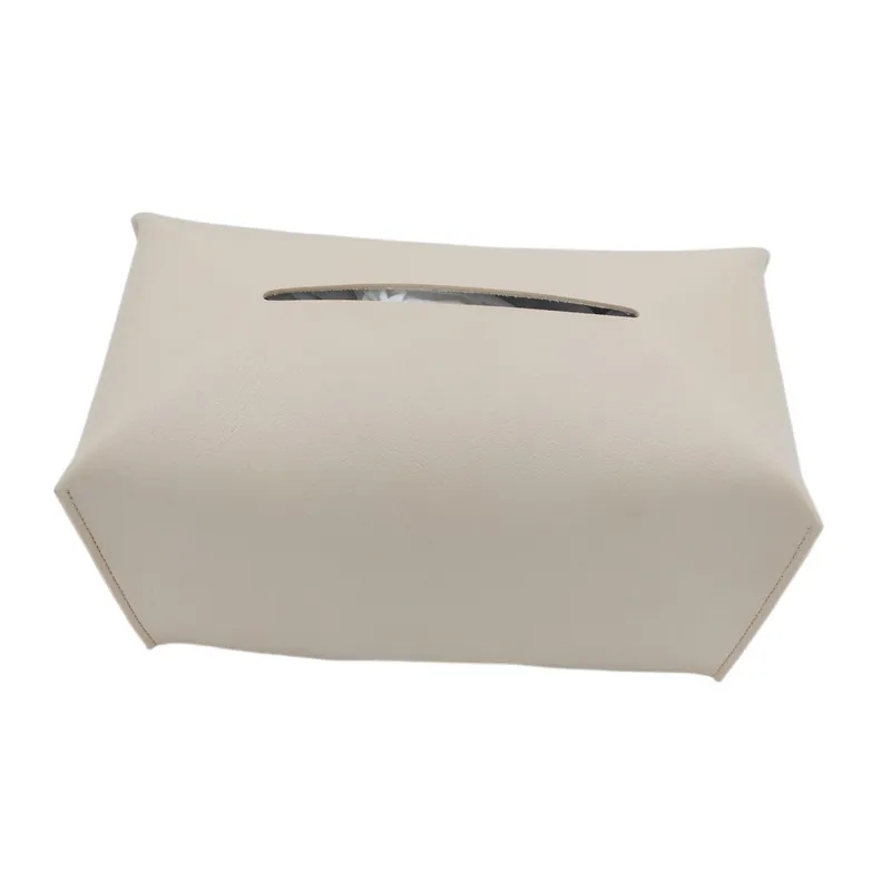 Modern Pu Leather Rectangular Tissue Box Holder 2