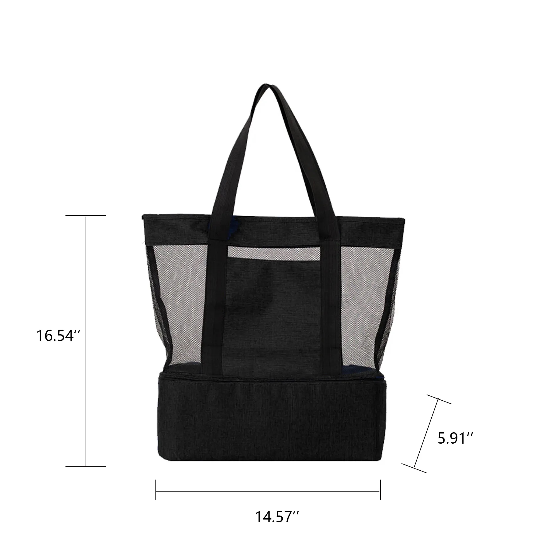 2 In 1 Mesh Tote Bag with Cooler 3