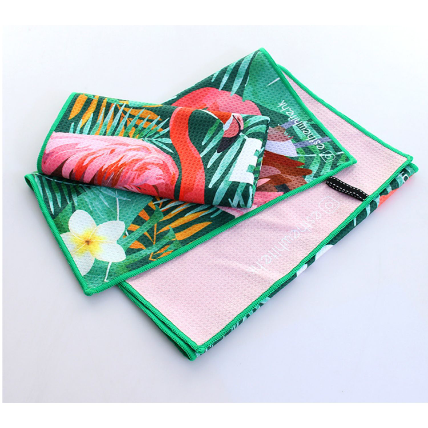 Quick Dry Gym Towel w/Edge-to-Edge Sublimation Workout Towels 200 GSM 4