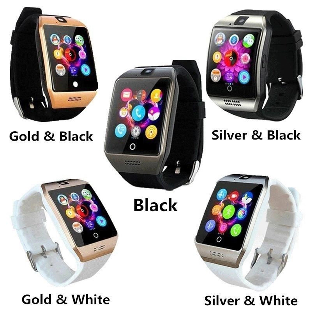 Q18 Smart Watch Touchscreen Sweatproof with Card Slot 2