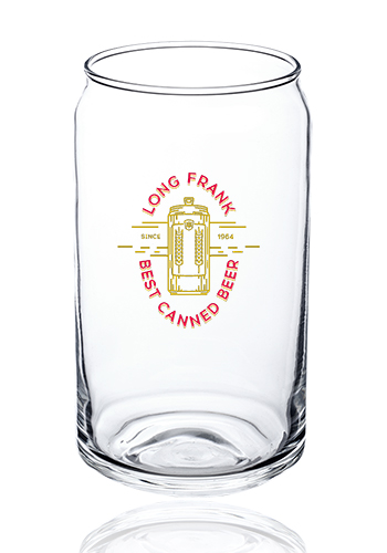 16 oz. ARC Can Shaped Beer Glasses 10