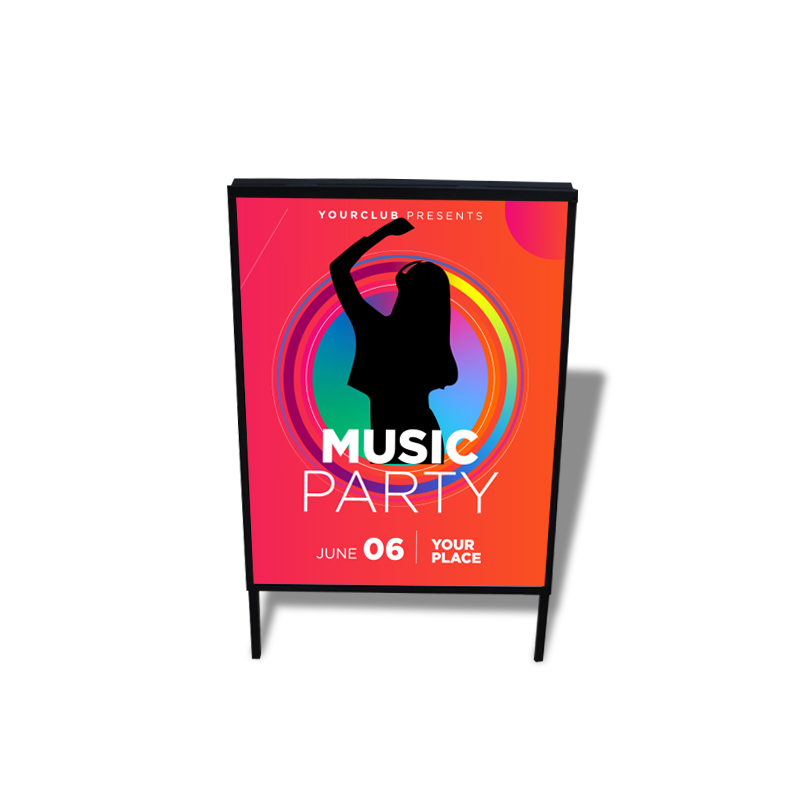 Top Loading A Frame sidewalk signs a frame banner 7
