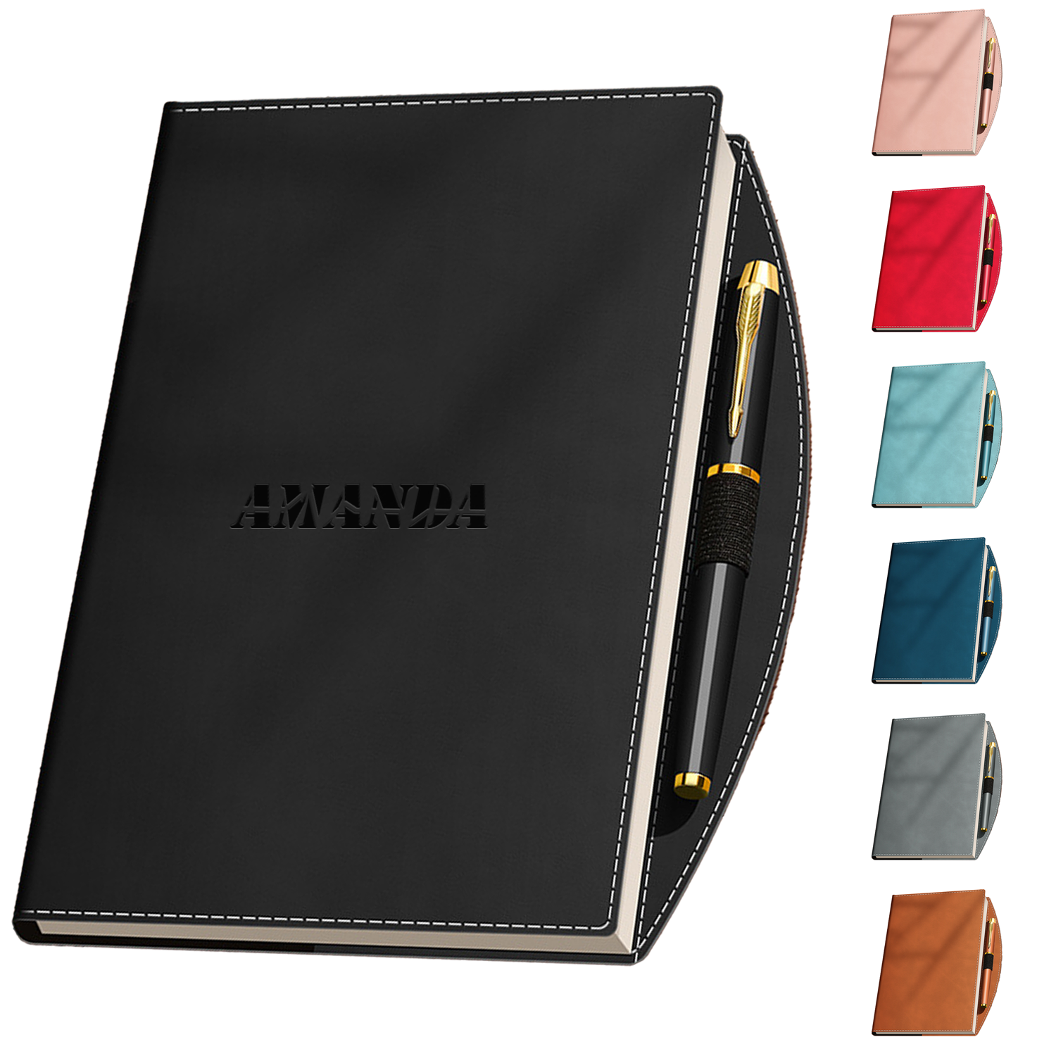 A5 PU Cover Business Notebook 12
