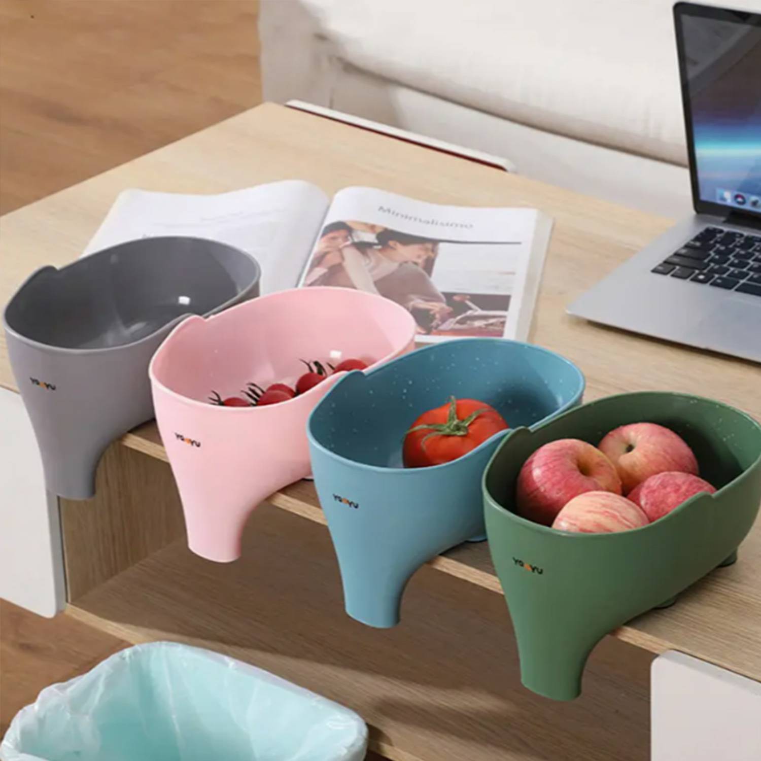 Elephant Shape Fruit Vegetable Drain Basket 5