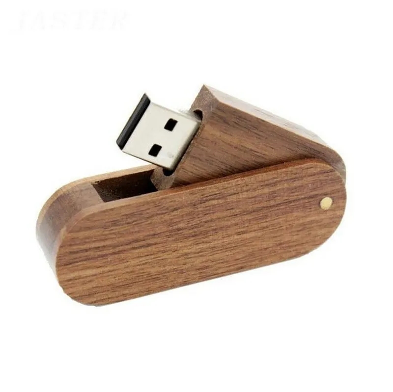 Wooden Oval 16Gb Usb Flash Drive 2