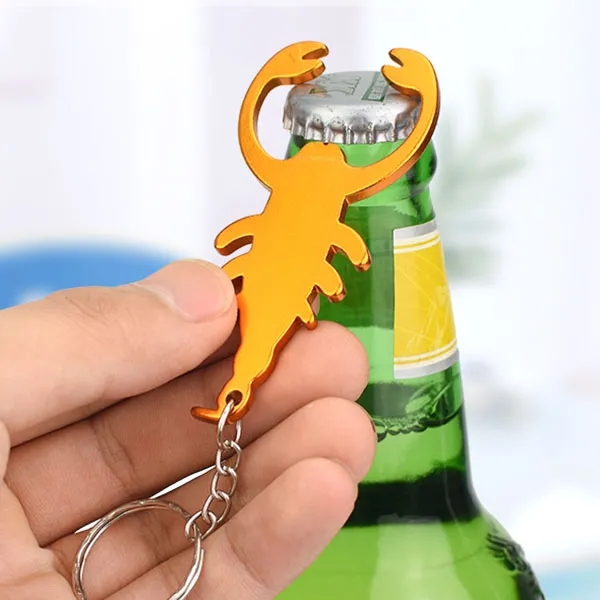 Lobster Shape Bottle Opener Key Chain 2