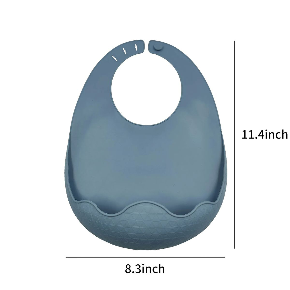 Flexible Silicone Feeding Bib with Spill Catcher 4