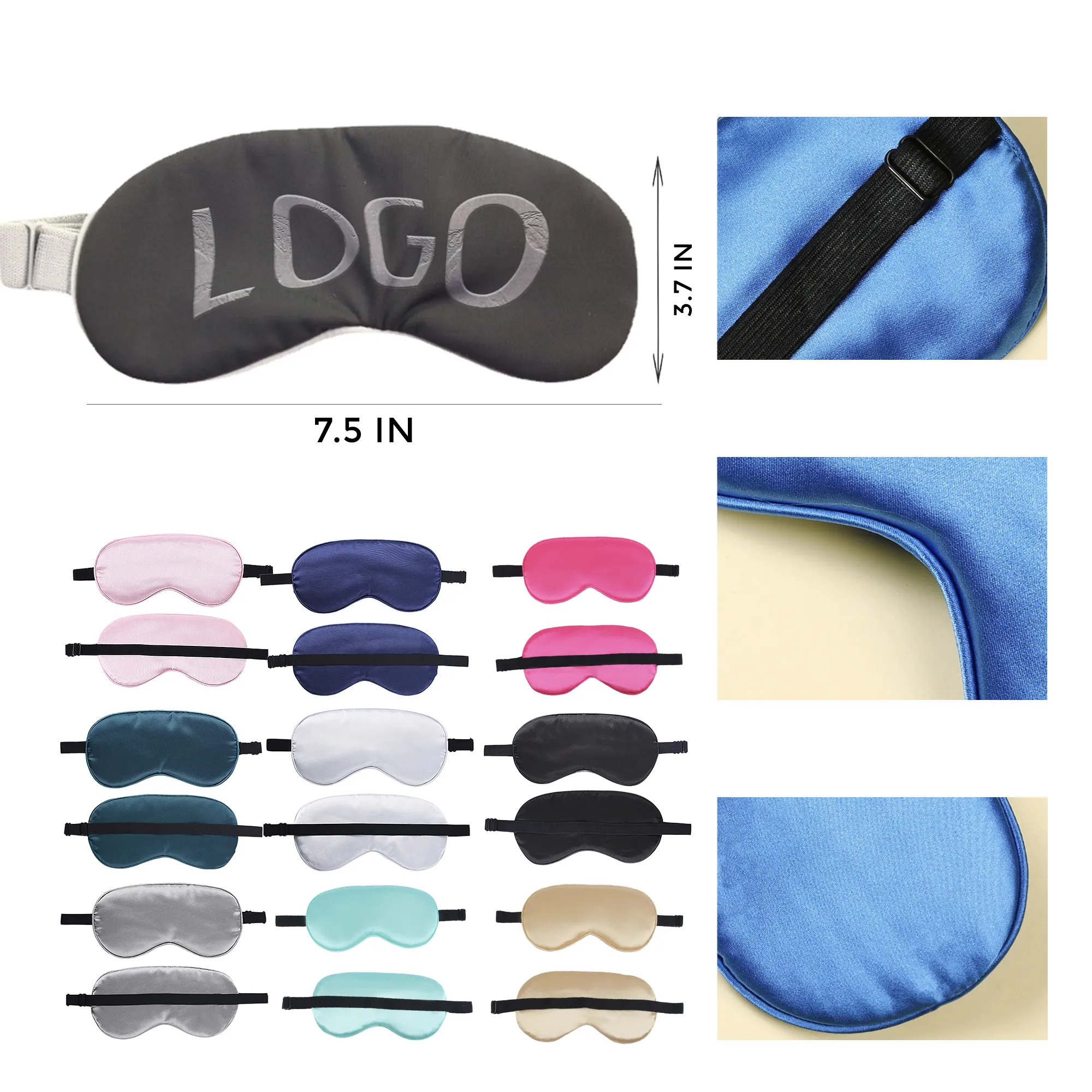 MOQ 100 PCS Soft Sleep Eye Mask 3