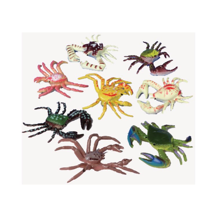 Plastic Toy Crabs - Assorted 2