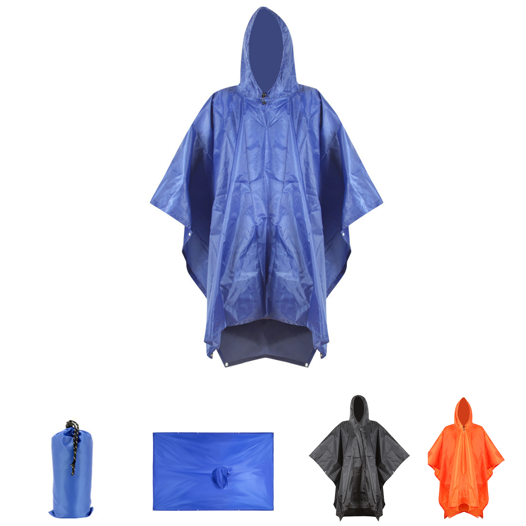 3-In-1 Reusable Rain Poncho 1