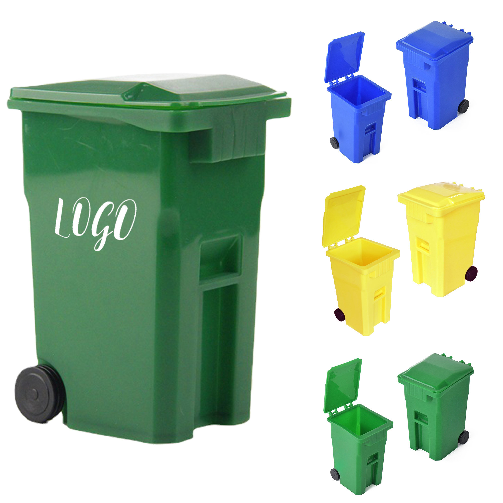 Mini Trash Can Pen Holder 3