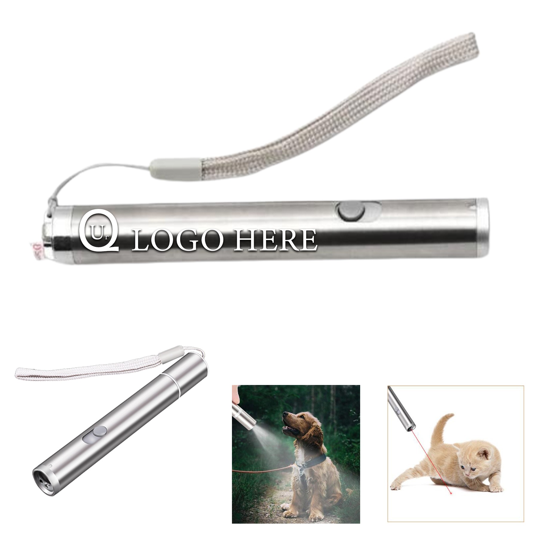 2-In-1 Mini Led Penlight Flashlight