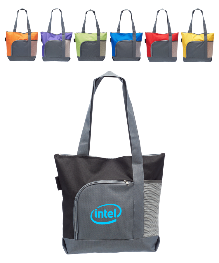 Union Printed - The Go Getter Two-tone Tote Bags, custom tote bag with logo imprint 2