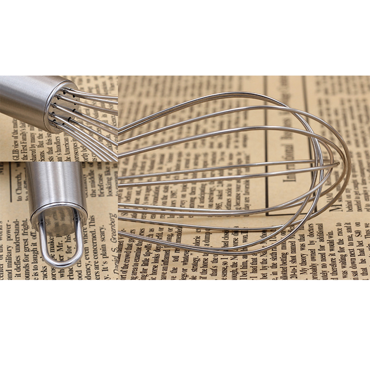 Stainless Steel Egg Beater 4