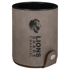 Laserable Leatherette Dice Cup With 5 Dice 4