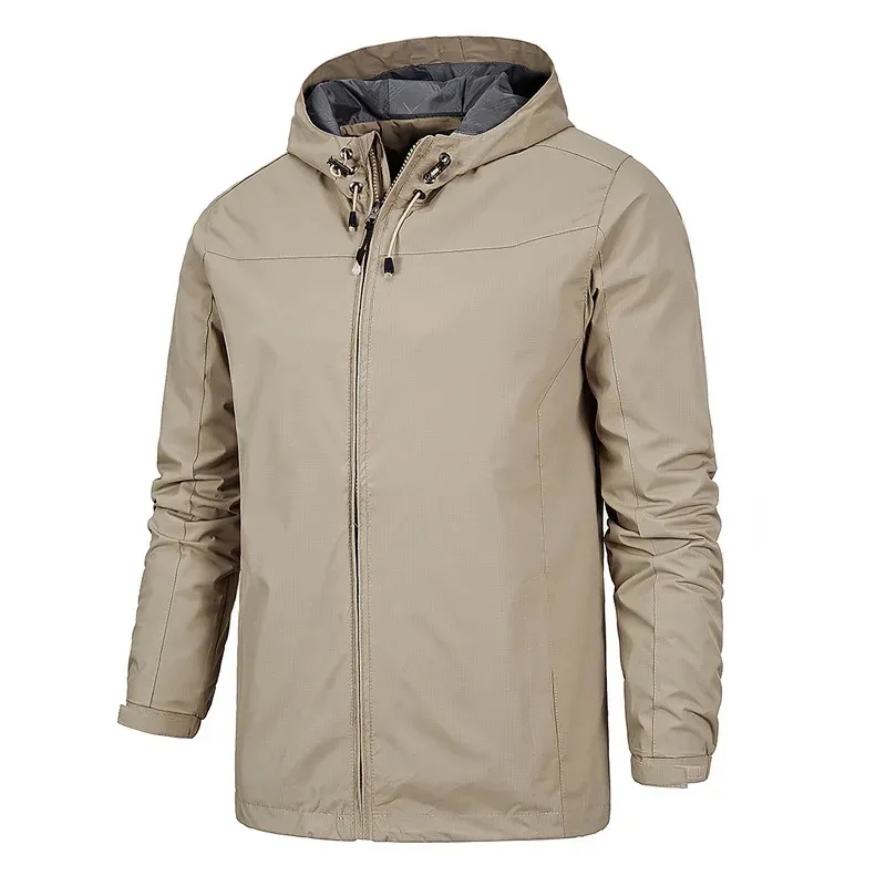 Sustainable rPET Eco-Friendly Hooded Windbreaker Jacket 5