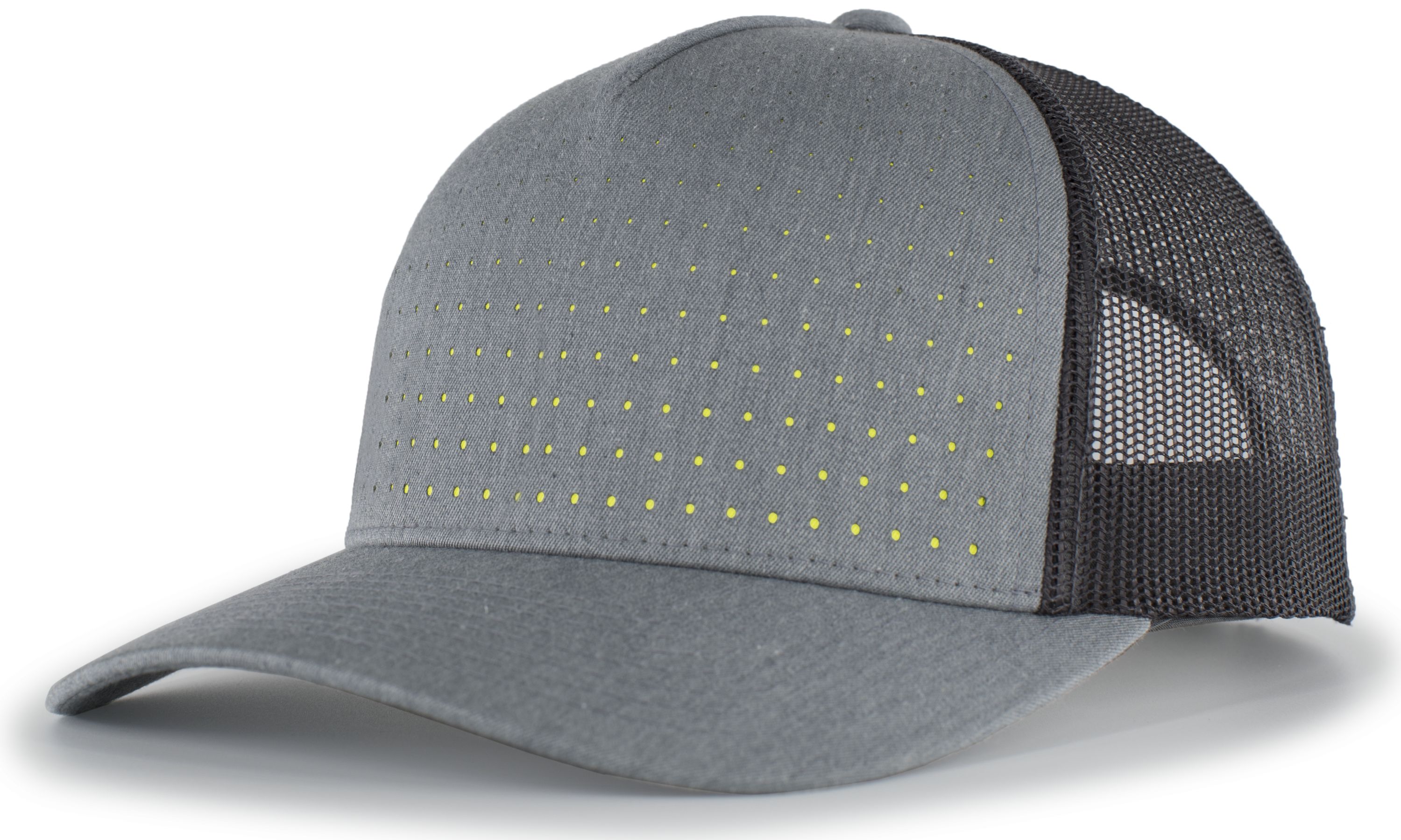 Perforated 5-Panel Trucker Snapback Cap 12