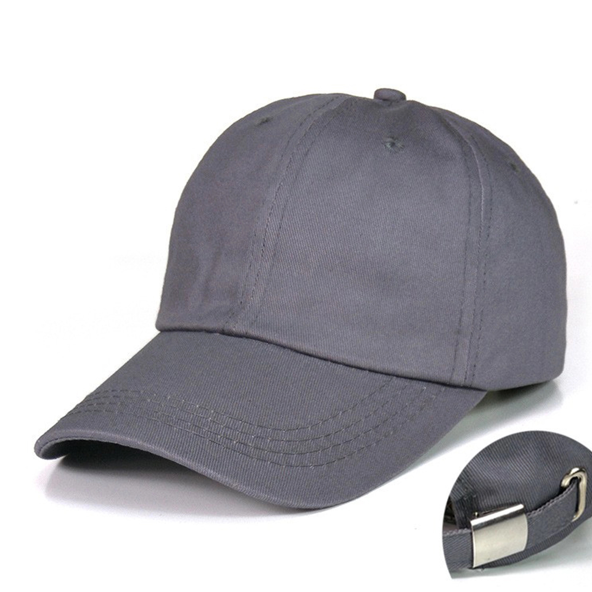 6 Panel Softtop Baseball Runner Cap w/ Metal Buckle 4