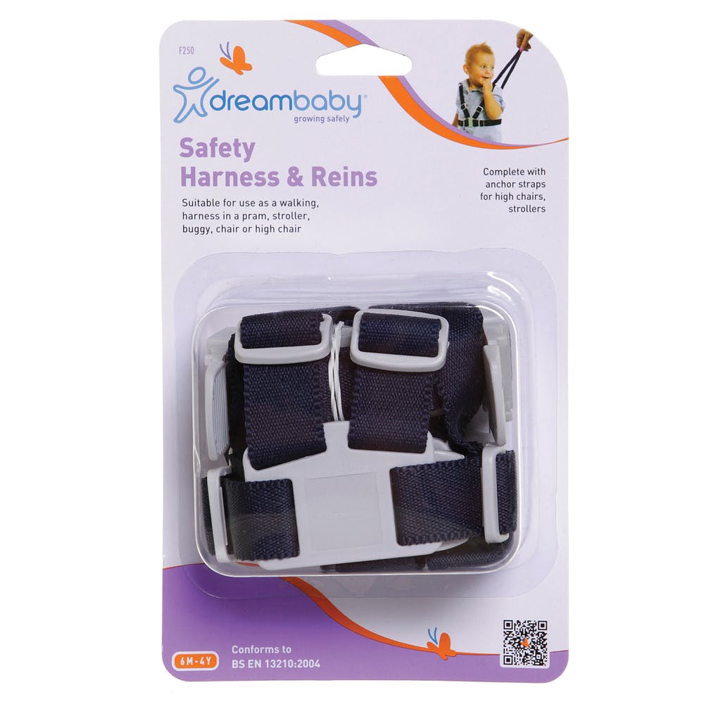 Toddler Safety Harness & Reins - Navy