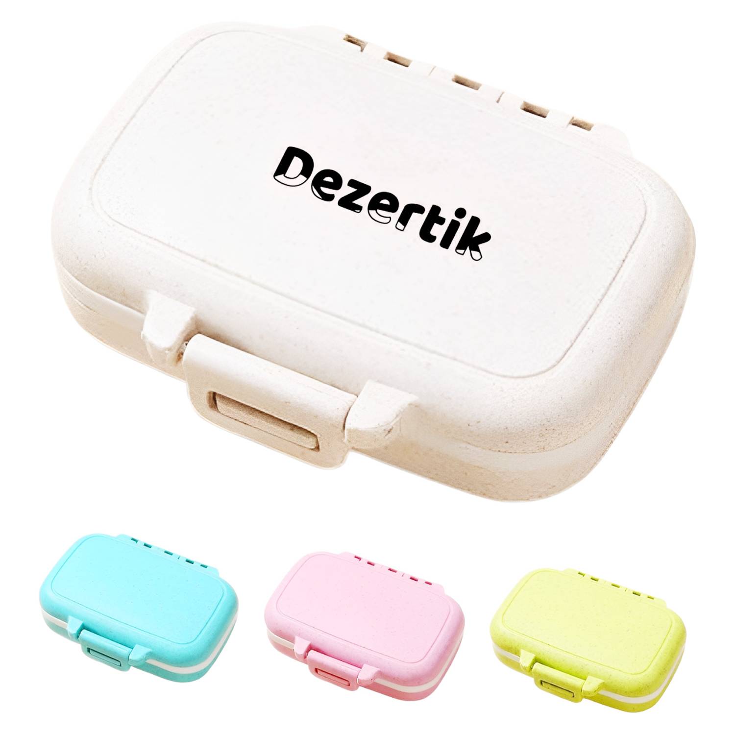 Waterproof Portable Pill Box for Daily Use w/ Compartment