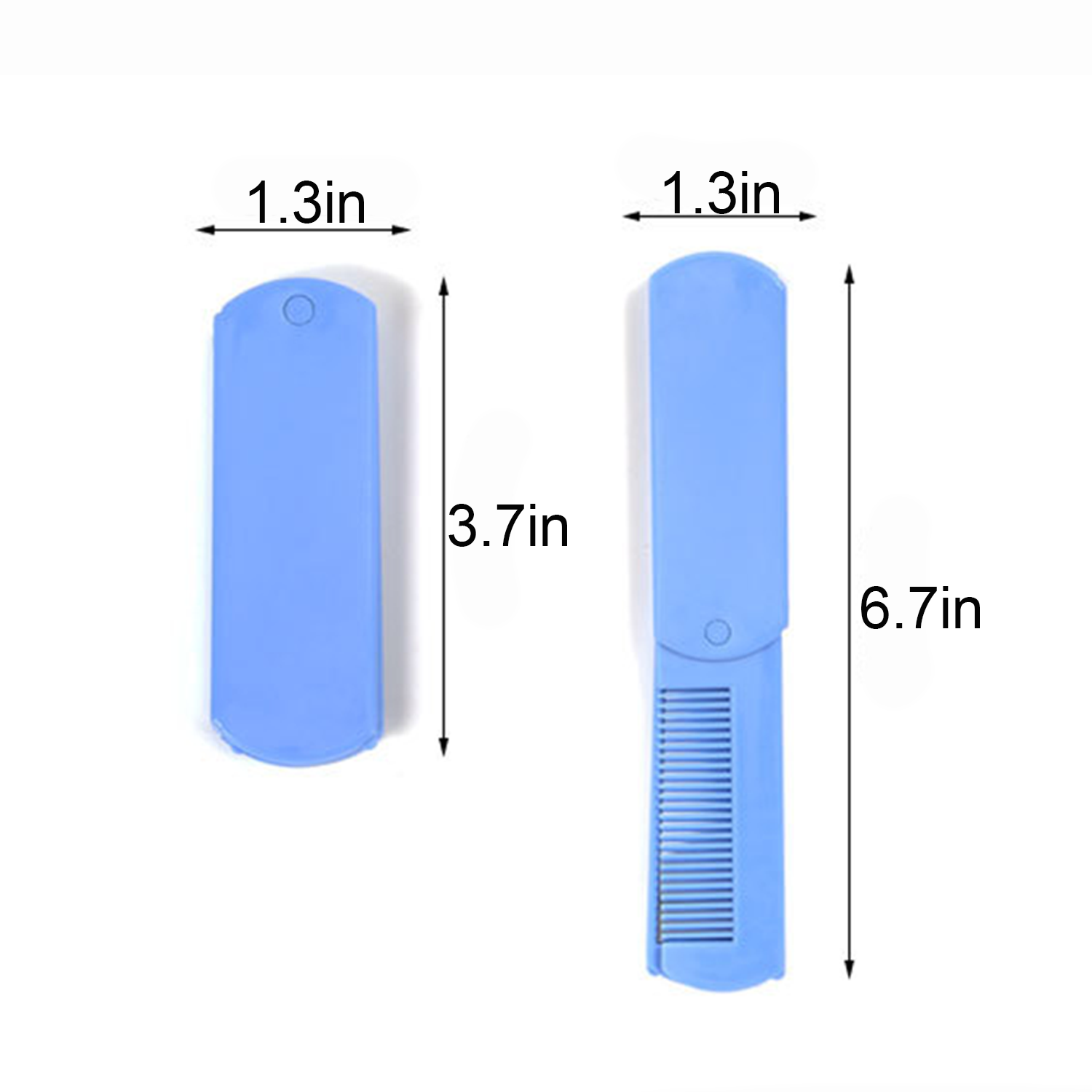 2-in-1 Foldable Mirror & Comb 7