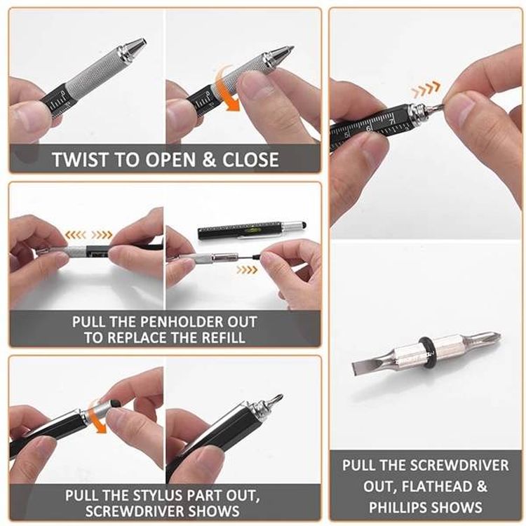 6-in-1 Multifunctional Tool Pen 2