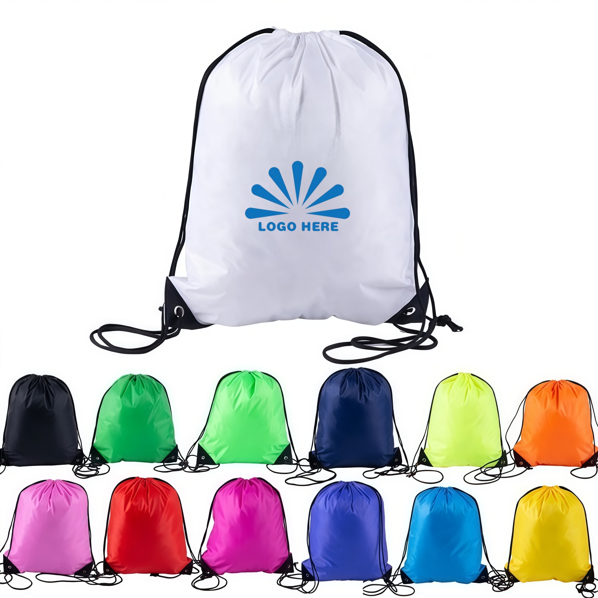 Waterproof Gym Drawstring Backpack 2