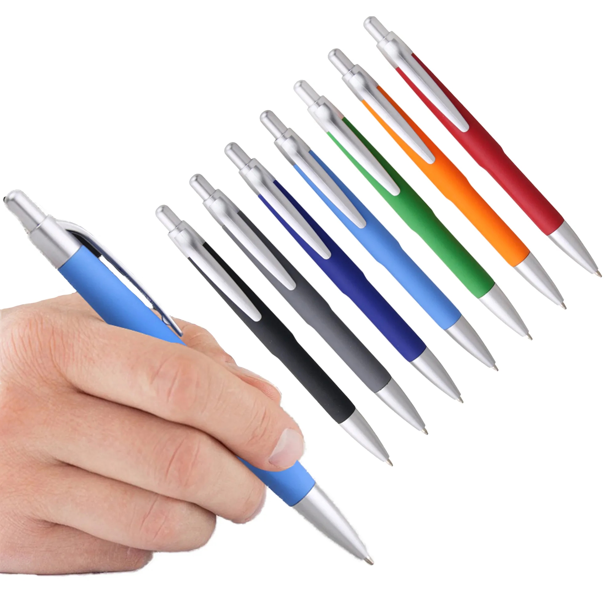 Spray Coated Barrel Promotional Ballpoint Pen 3