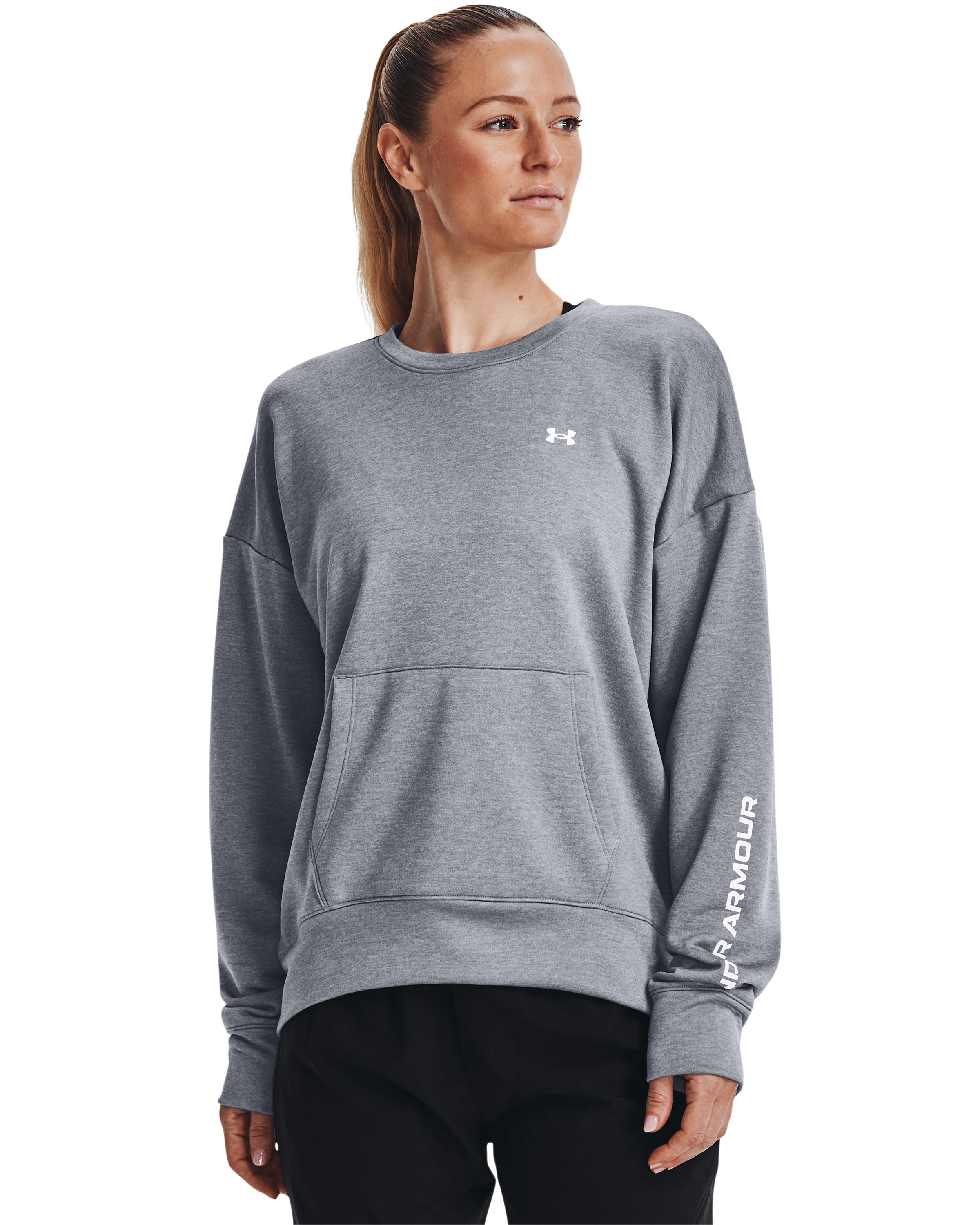 Women's UA Shoreline Terry Crew 6