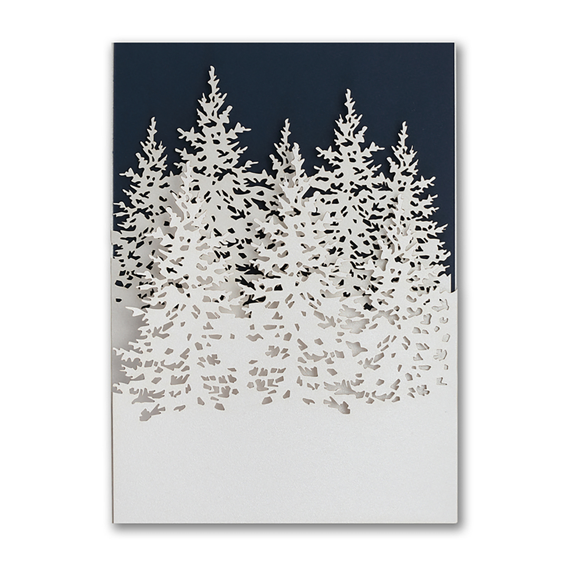Winter Forest Holiday Card 1