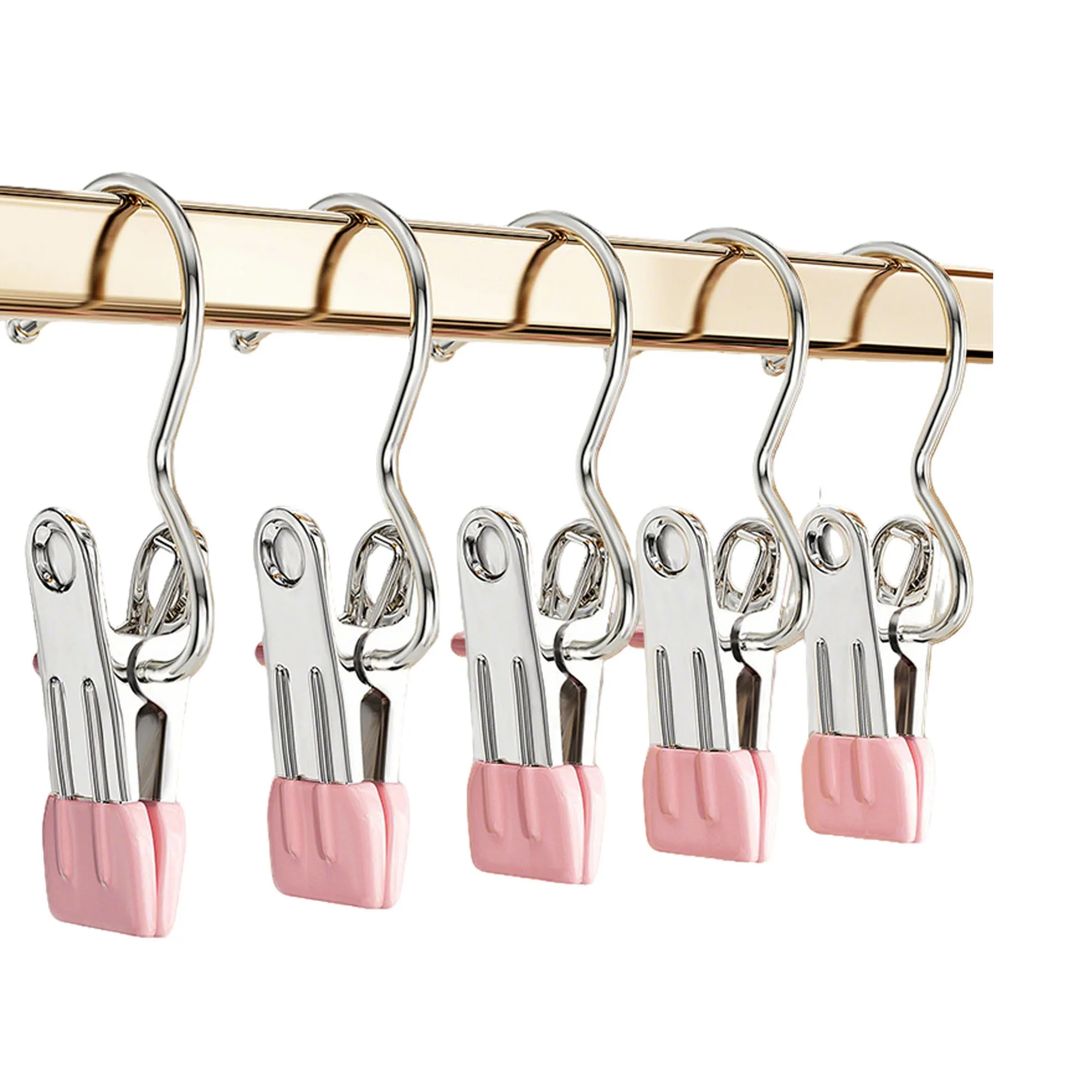 Stainless Steel Seamless Clothes Hanger Clip 3