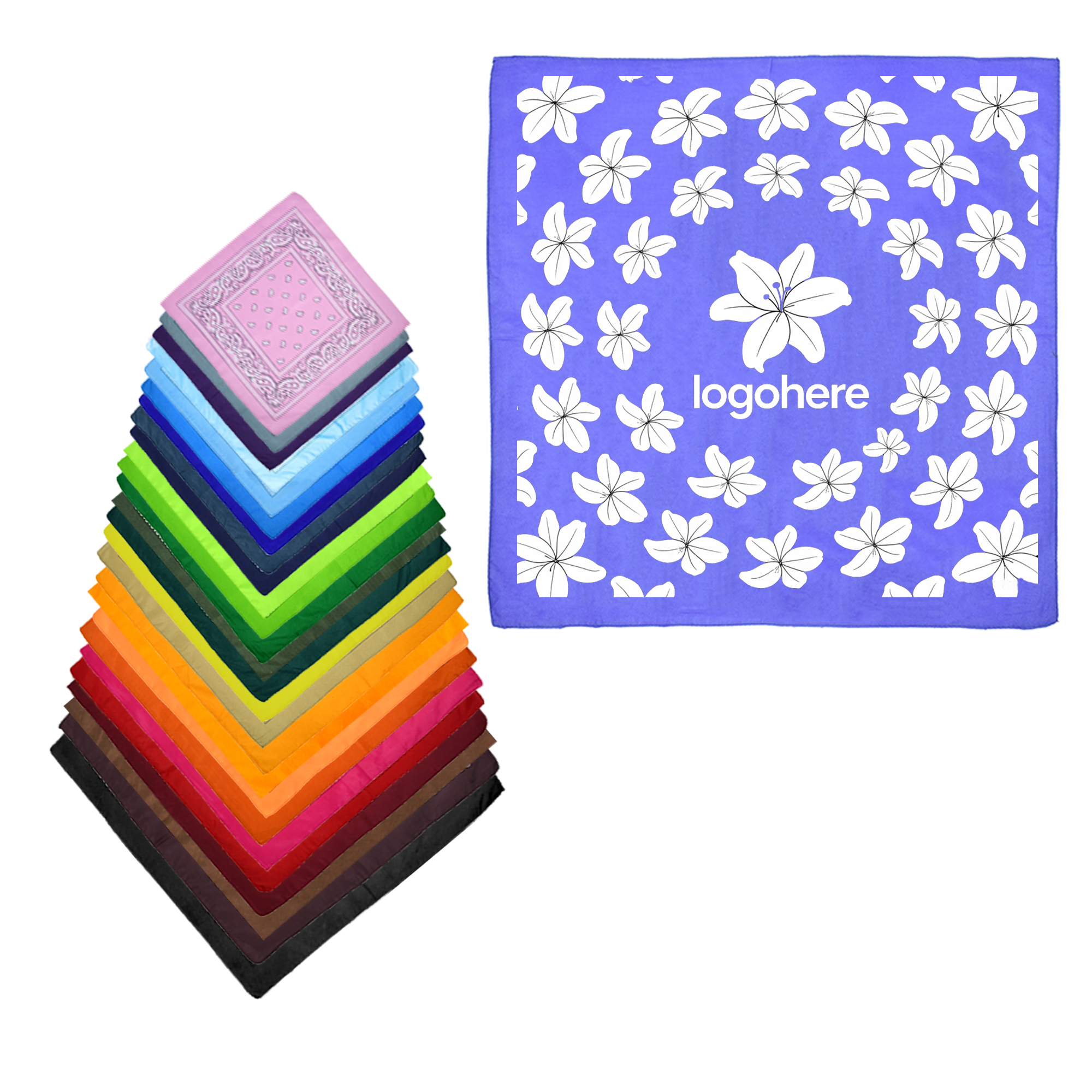 Quick Dry Polyester Bandana Scarf 9