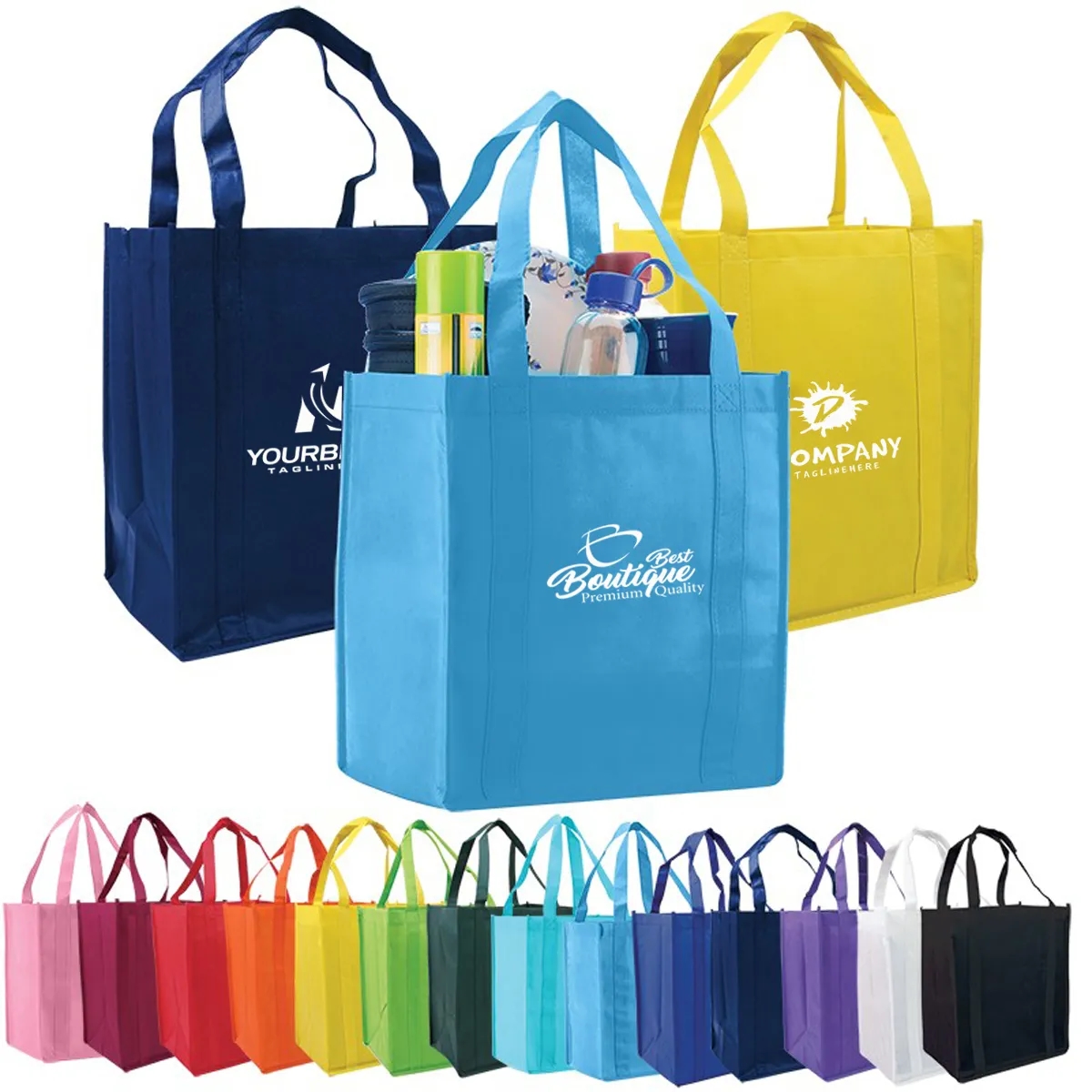 Non-Woven Grocery Shopping Tote Bags 2