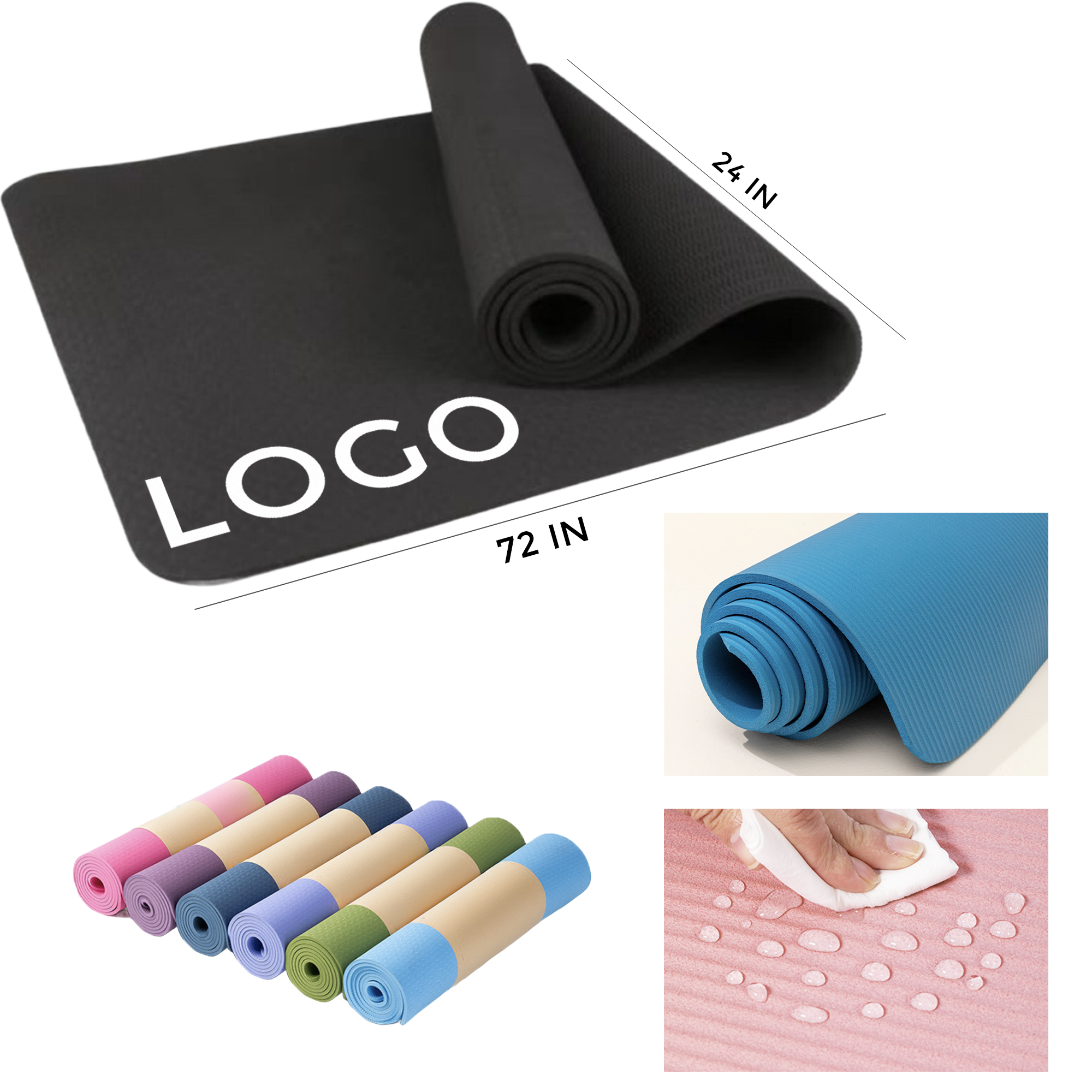 MOQ 1 PCS Portable Yoga Mat 2