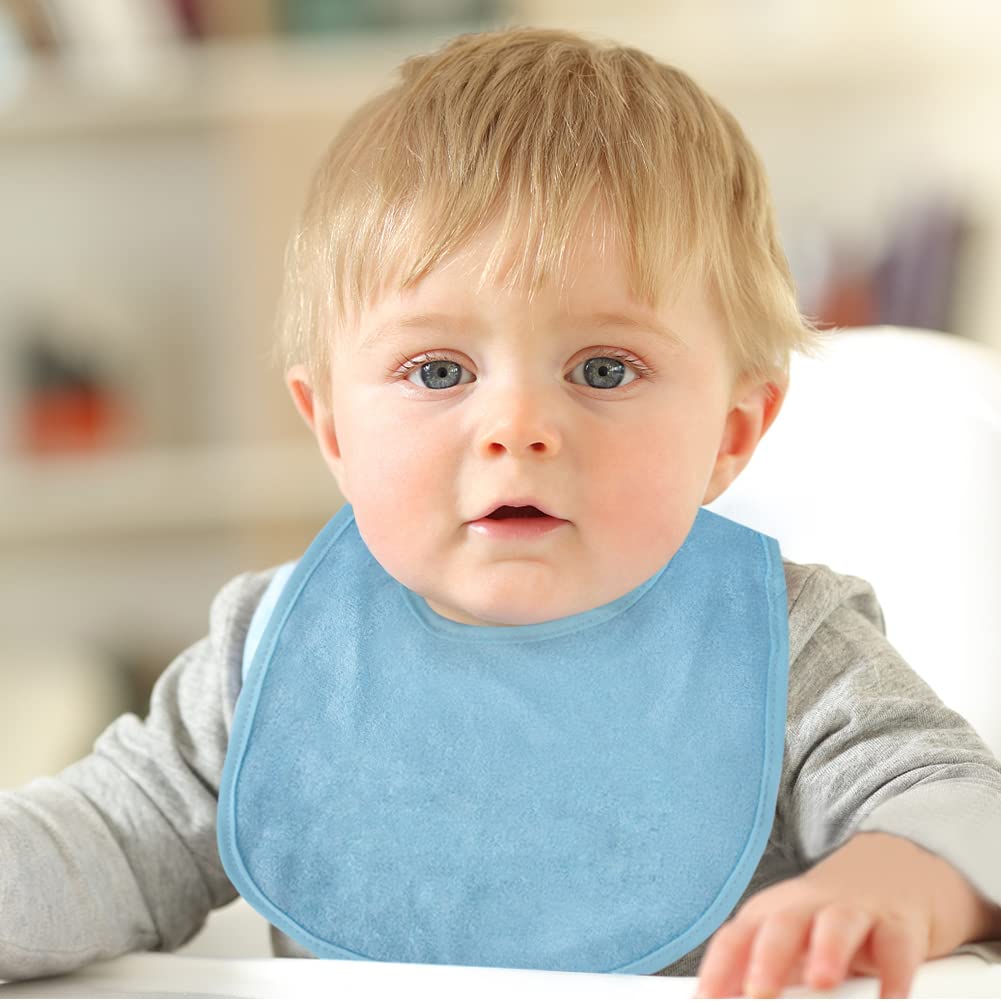 Adjustable Hook-&-Loop Closure Baby Bibs 5