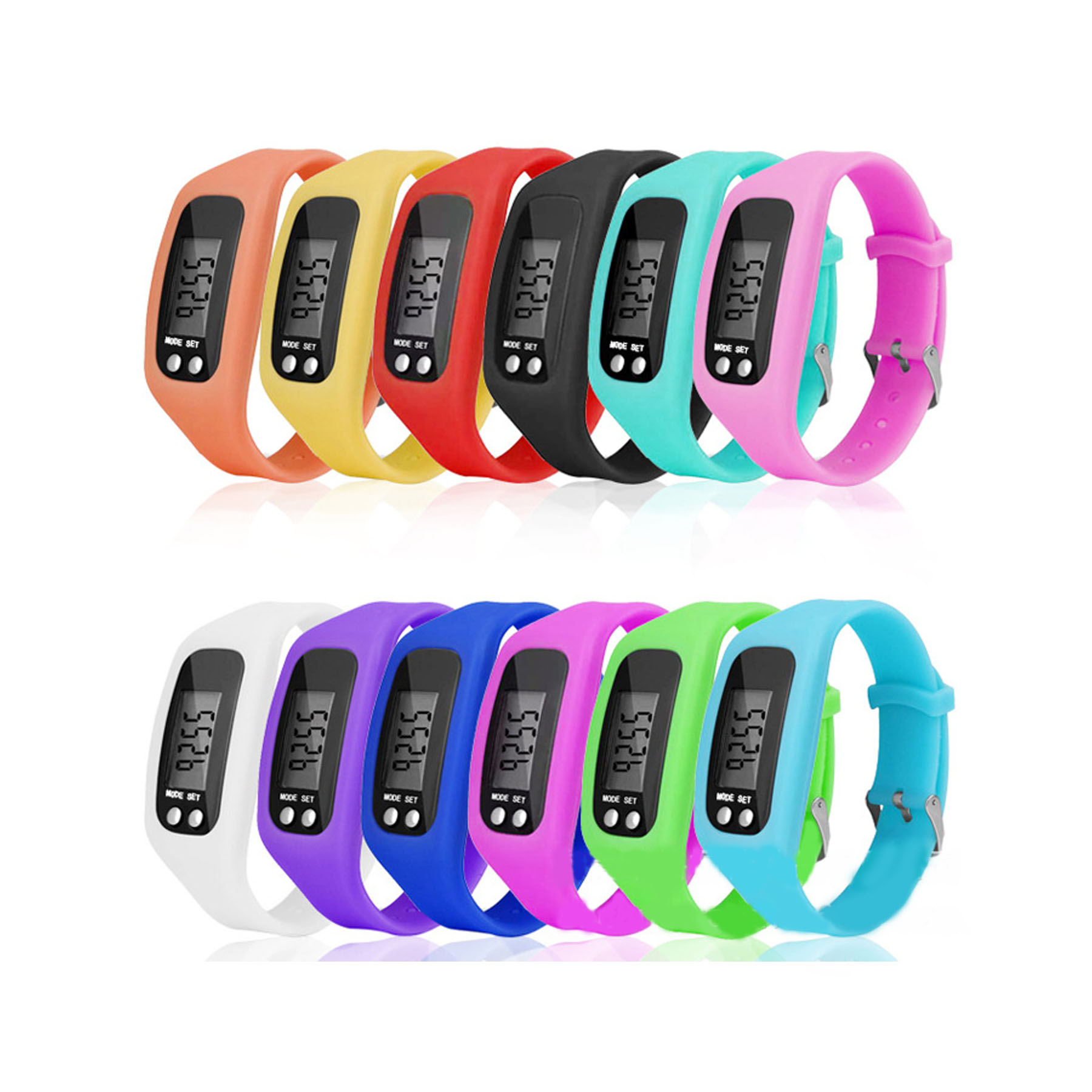 LED Digital Pedometer Fitness Tracker Watch 1