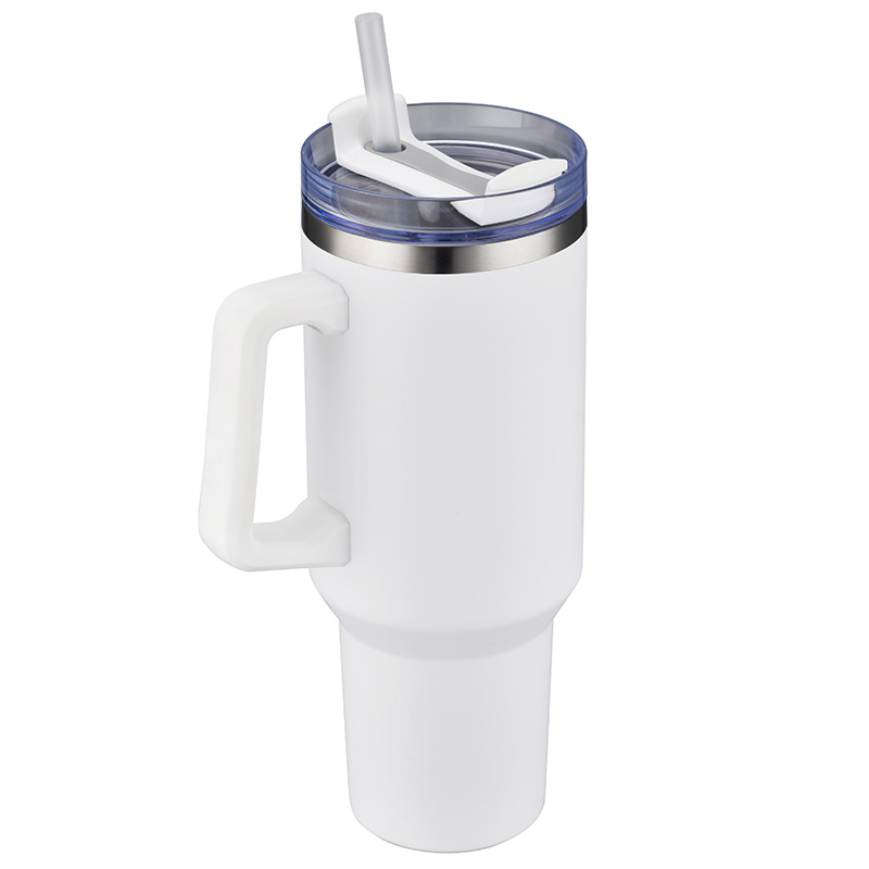 40oz. Travel Mug with Handle and Straw 8
