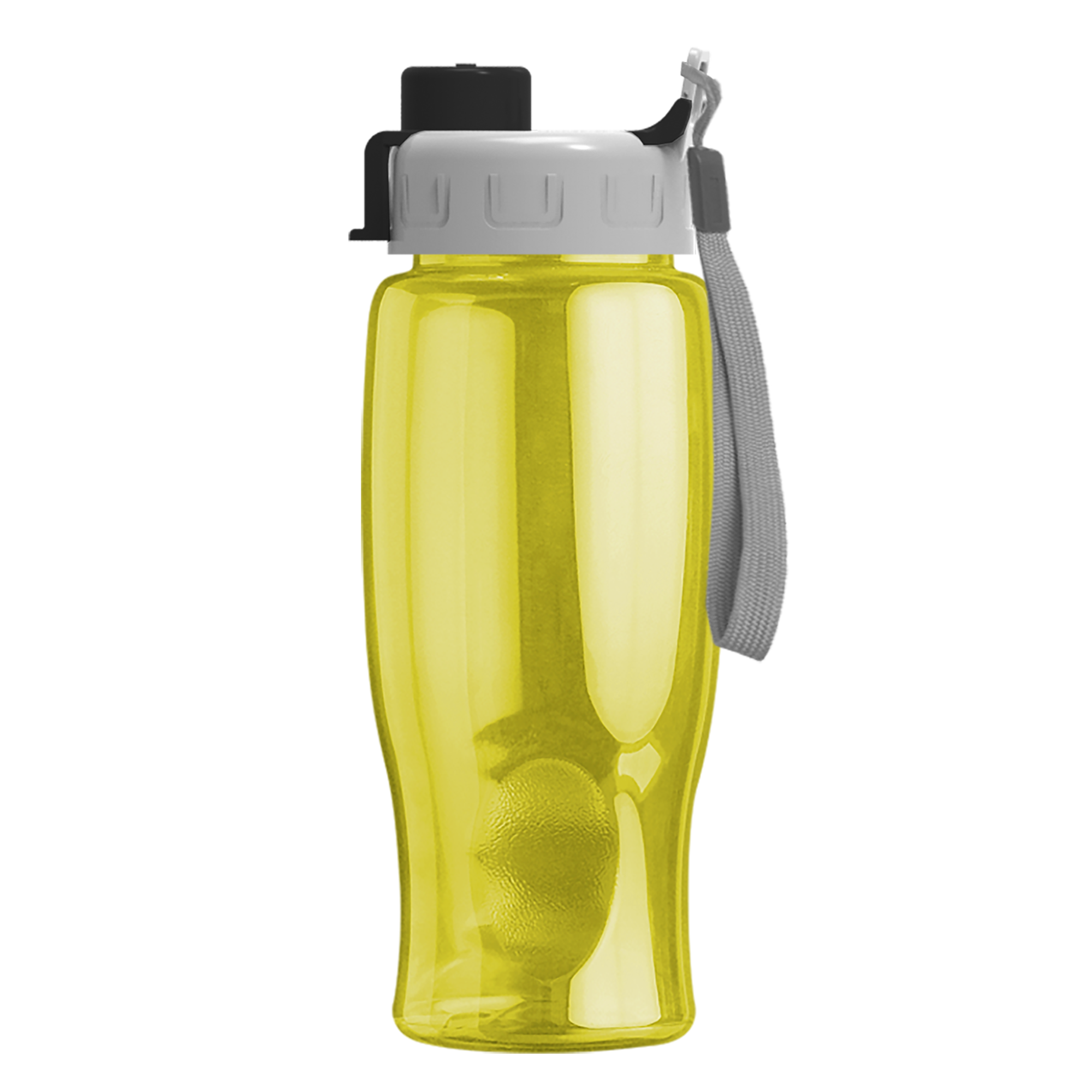 Poly-pure - 27 oz. Transparent Bottle with Quick Snap 15