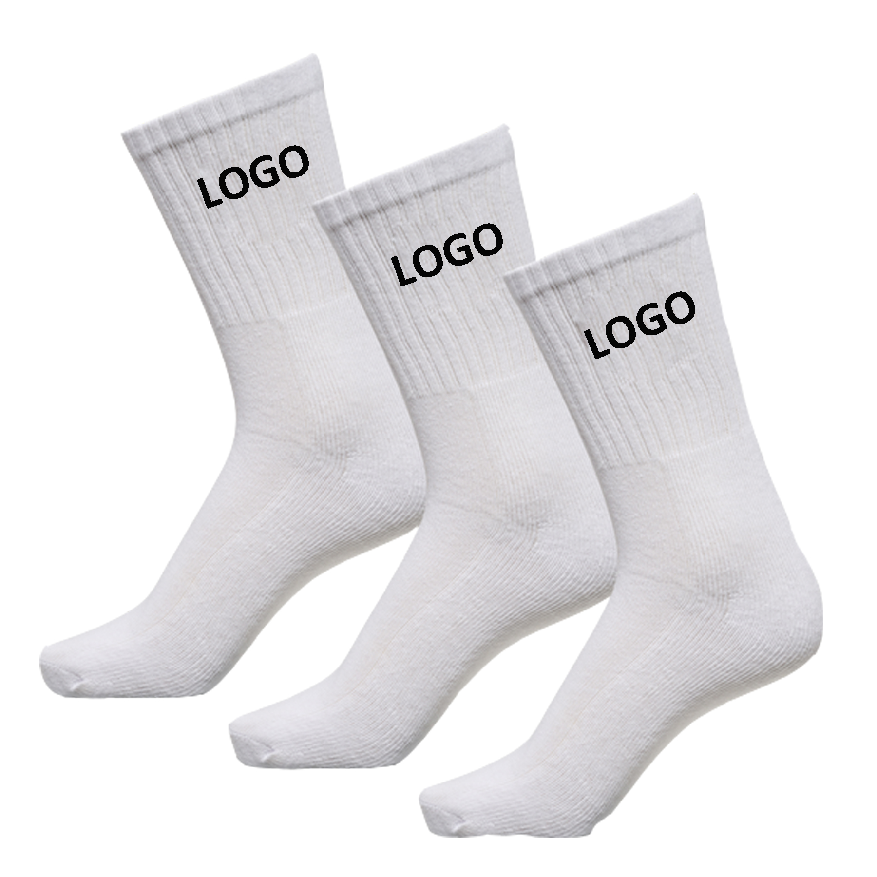 Cotton Athletic Socks With Compression Knitting 2