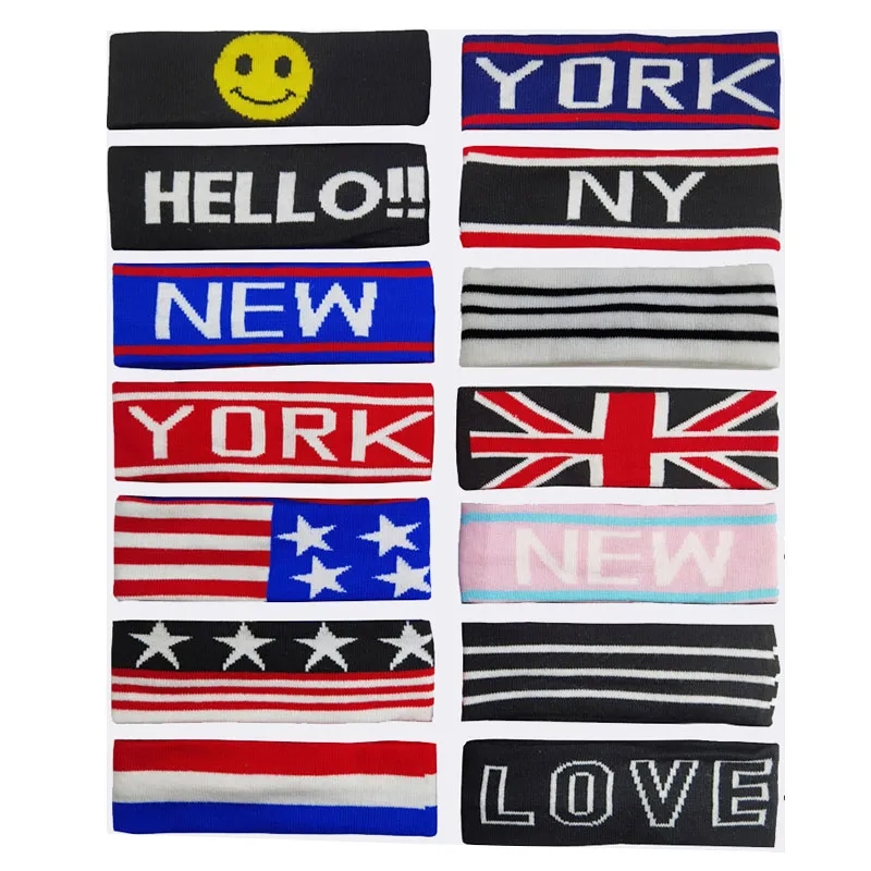 Acrylic Knitted Sport Head Bands 4