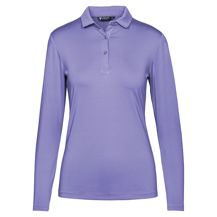 Levelwear Ladies Long Sleeve Canyon Polo 2