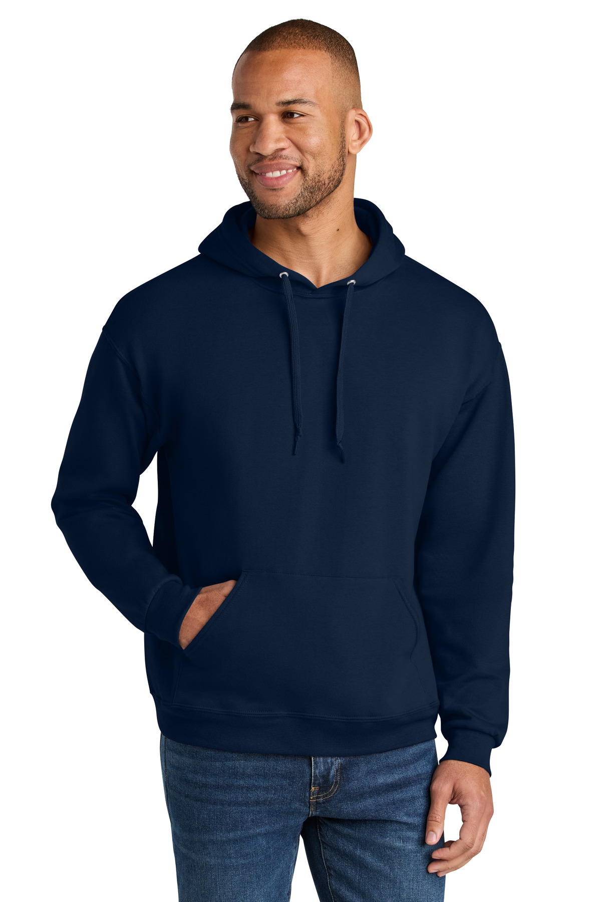 Jerzees Ultimate Unisex CVC Ring Spun Hooded Sweatshirt IC49M 68