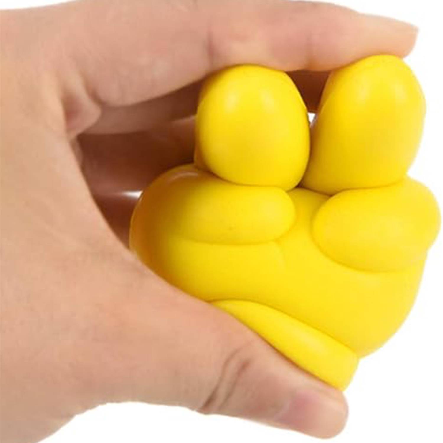 EVA Foam Yellow Victory V-Finger Antenna Topper Ball 3