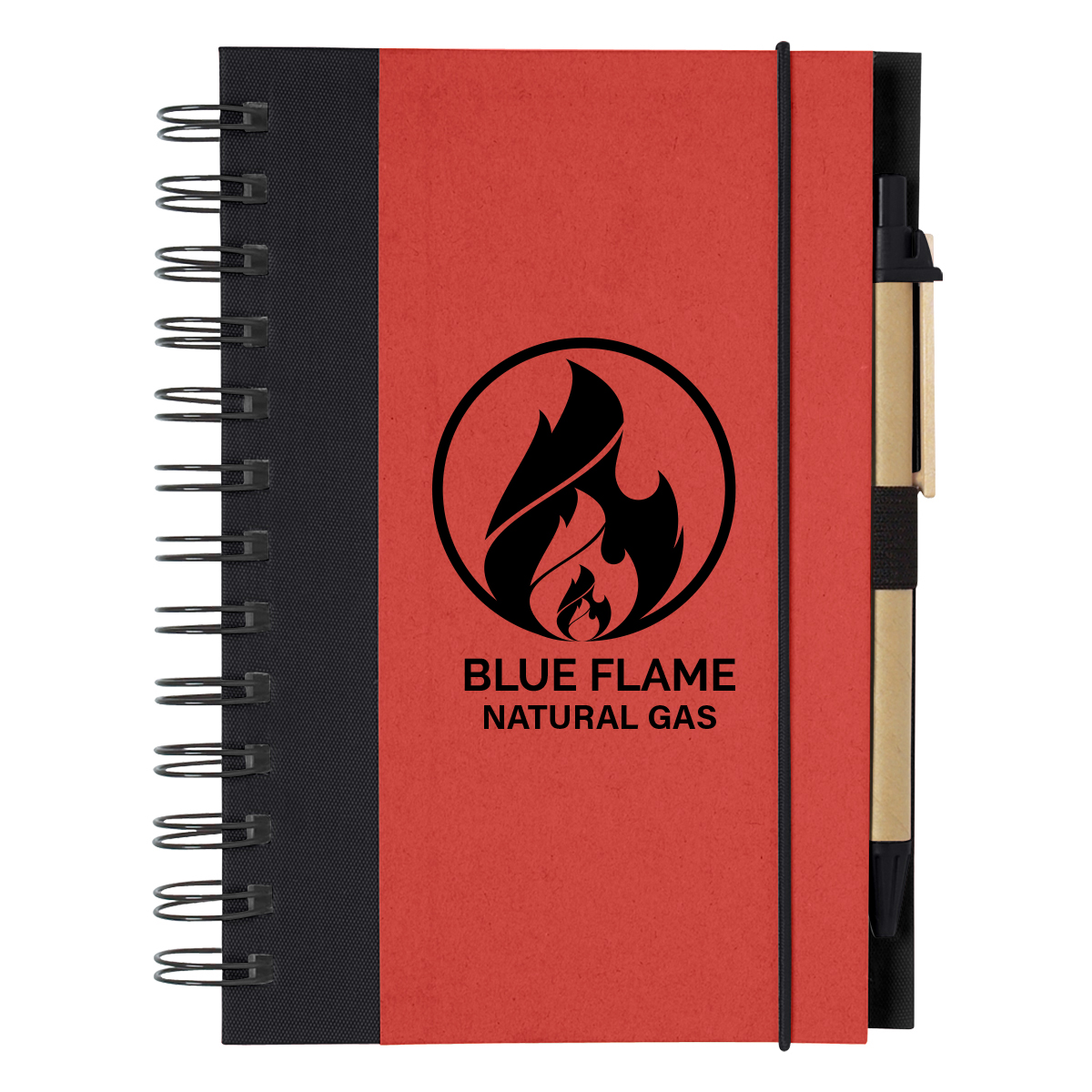 ECO-INSPIRED SPIRAL NOTEBOOK & PEN 21