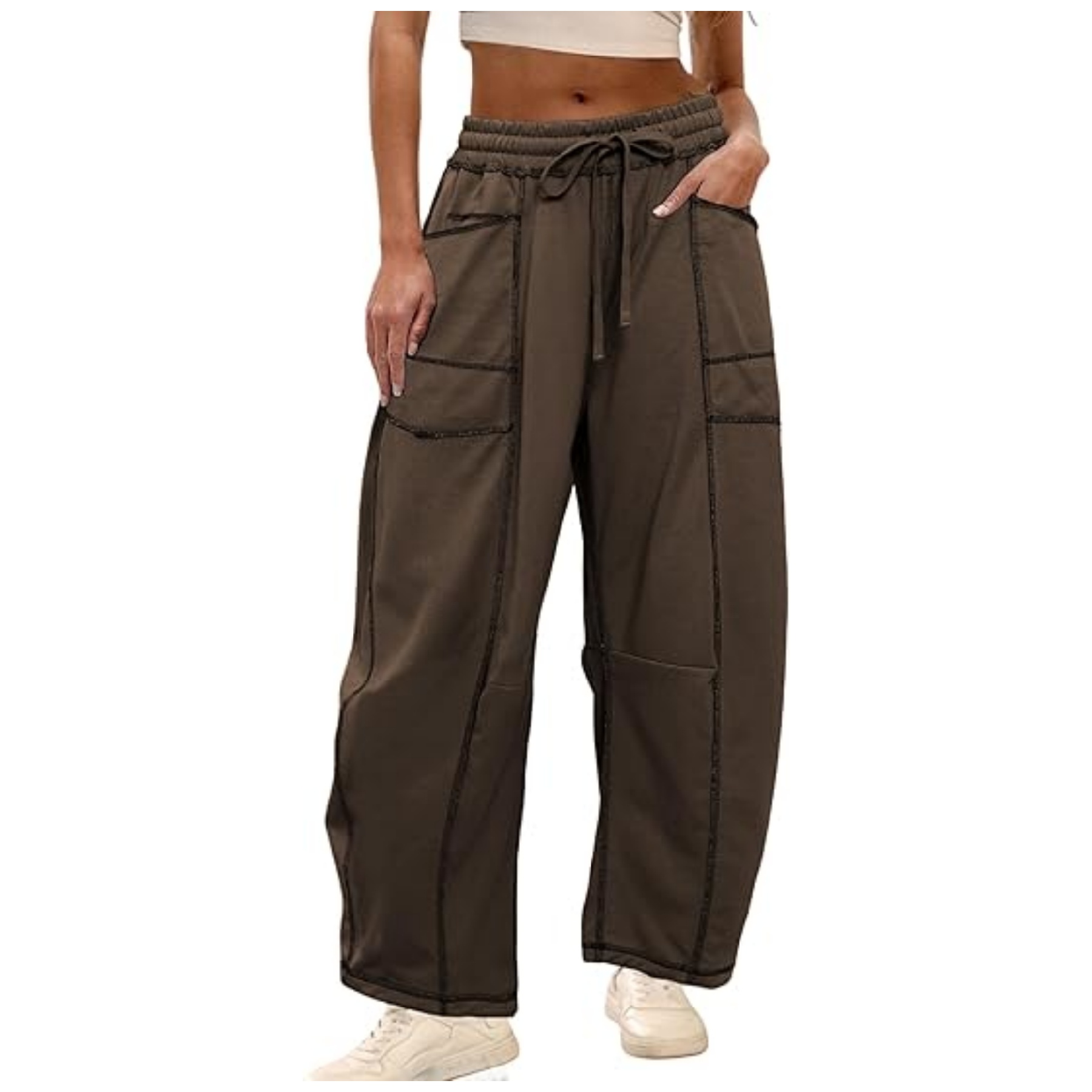 Womens Baggy Barrel Pants 16