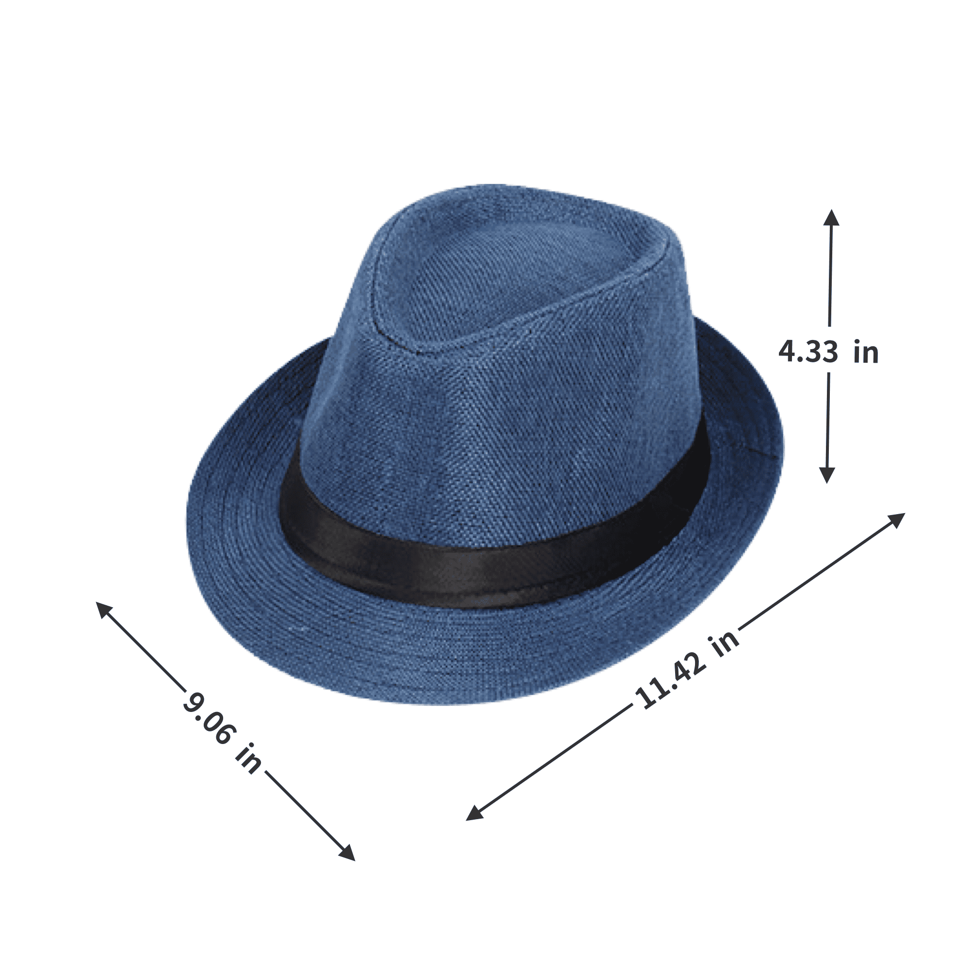 Unisex Summer Fedora Hat 4