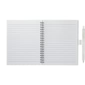 FSC® Recycled 5.5” x 7” Spiral Notebook w/ RPET Pe 83
